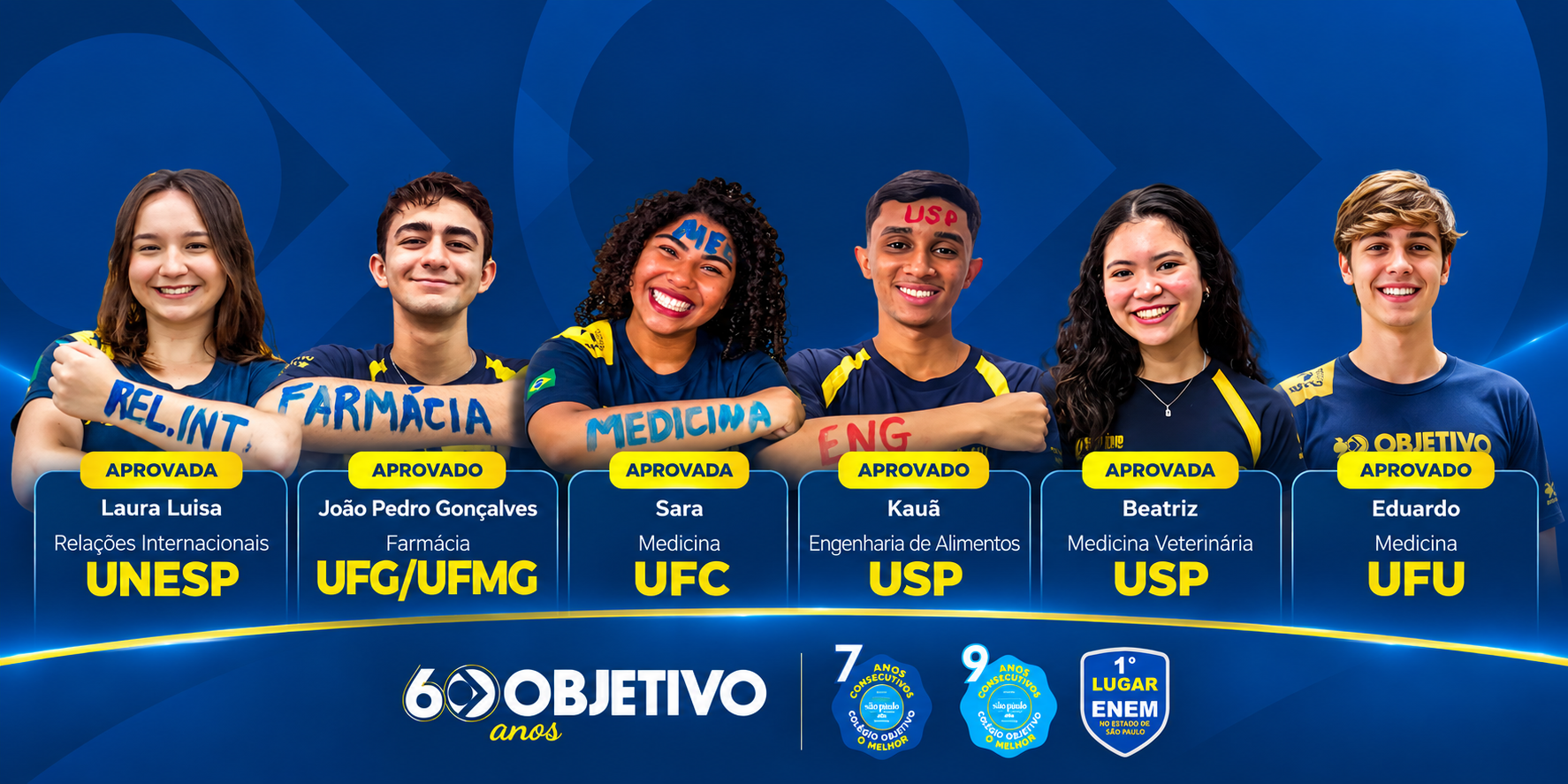 Espaço reservado para novas fotografias de aprovados